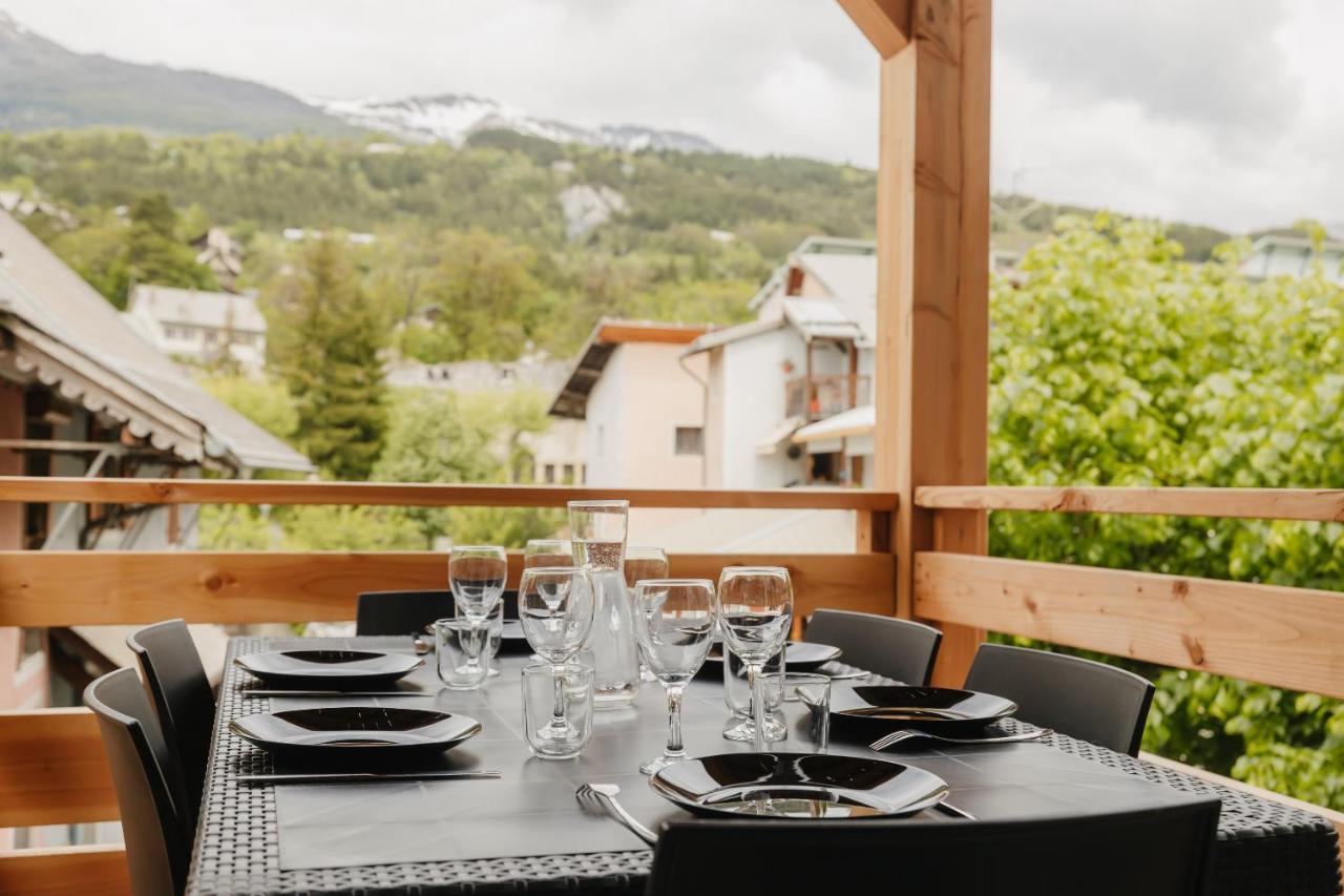 Beau T3 Au Style Moderne #2 Appartement Embrun Buitenkant foto